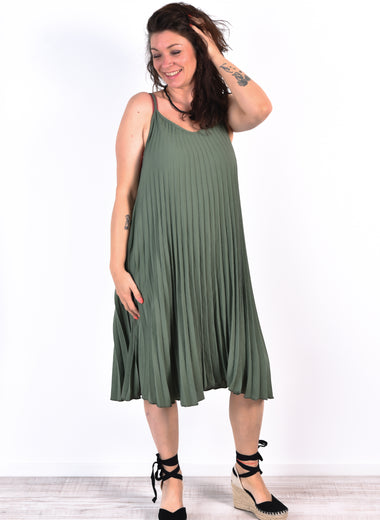 Robe plissée Lee