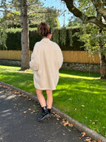 Manteau moumoute demi-saison – Marron, noir ou beige – TU jusqu'au 50 ★