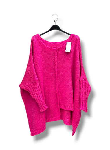 ★ Pull oversize tout doux – TU jusqu’au 54 – Fabriqué en Italie