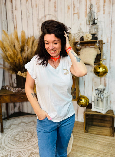 T-shirt cerise