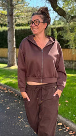 ★ Veste zippée à capuche – coupe loose