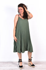 Robe plissée Lee