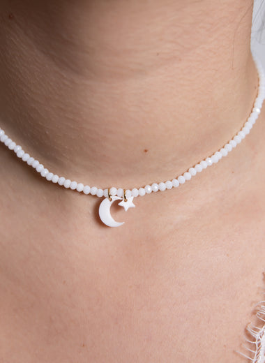 Collier Flaurine lune
