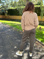 Pantalon Jog habillé avec ceinture – TU jusqu’au 44 ⭐️