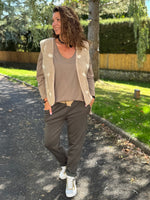 Pantalon Jog habillé avec ceinture – TU jusqu’au 44 ⭐️