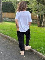 ★ T-shirt blanc « L’amour c’est moi » – Taille unique jusqu’au 48