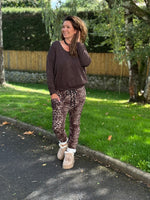 🖤 Pantalon Léopard – Taille unique jusqu’au 44