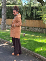Manteau mi-saison zippé – TU jusqu’au 46 – Camel ou noir 🖤