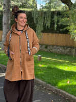 Manteau mi-saison zippé – TU jusqu’au 46 – Camel ou noir 🖤