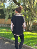 🖤 Pull sans manches col V noir - Fabriqué en Italie