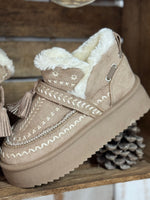 ★ Boots fourrées taupe – Douceur et confort au quotidien ★