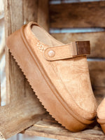 ★ Sabots Camel en Suédine ★ Confort & Style | Loulou l’Étoile