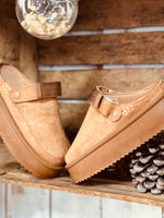 ★ Sabots Camel en Suédine ★ Confort & Style | Loulou l’Étoile