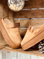 ★ Sabots Camel en Suédine ★ Confort & Style | Loulou l’Étoile