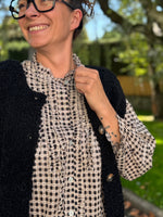 Gilet sans manches moumoute – TU jusqu’au 44 – Camel, chocolat ou noir 🖤