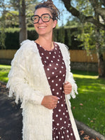 Gilet à poils tout doux – noir ou blanc cassé