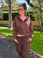 ★ Jogging chic à sequins – coton stretch