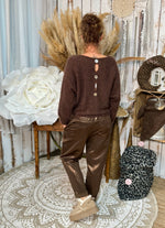 Pantalon brillant ceinture léopard ★ Made in Italy