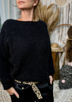 Pantalon brillant ceinture léopard ★ Made in Italy