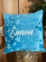 Coussin Minky personnalisable – Loulou l’Étoile