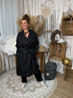 ★ Trench fin – Noir, Beige ou Marine