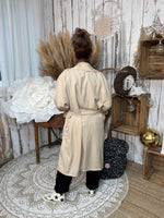 ★ Trench fin – Noir, Beige ou Marine