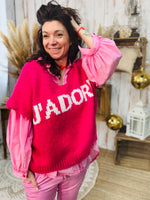 Pull sans manches j'adore Erwan