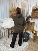 Tunique longue capuche oversized ★ Made in Italy