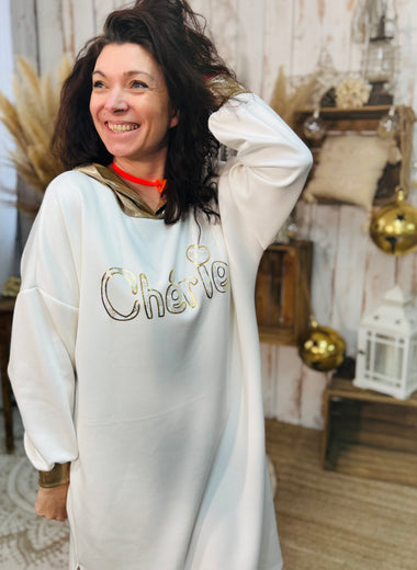 Robe Pull à capuche Ava