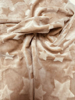 Duo Minky personnalisé – Couverture + Coussin – Loulou l’Étoile