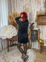 ★ Robe  mi-longue – Élégance sobre & douceur absolue