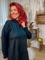 ★ Robe  mi-longue – Élégance sobre & douceur absolue