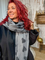 ★ Écharpe douce à cœurs – 3 coloris – Loulou l’Étoile