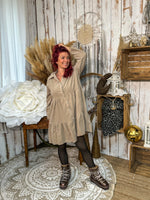 Robe en velours côtelé – Loulou l’Étoile ★ Made in Italy