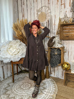 Robe en velours côtelé – Loulou l’Étoile ★ Made in Italy