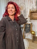 Robe en velours côtelé – Loulou l’Étoile ★ Made in Italy