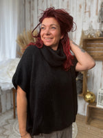 Pull sans manches col roulé – Loulou l’Étoile ★ Tout doux ★ Made in Italy