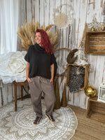 Pantalon élastiqué taille haute – Loulou l’Étoile ★ Confort chic ★ Made in Italy