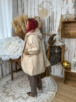 Manteau à capuche doublure léopard & étoile – Loulou l’Étoile ★ Made in Italy