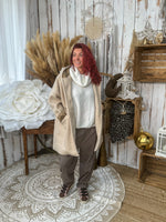 Manteau à capuche doublure léopard & étoile – Loulou l’Étoile ★ Made in Italy