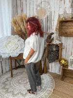 Pantalon élastiqué taille haute – Loulou l’Étoile ★ Confort chic ★ Made in Italy