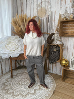 Pantalon élastiqué taille haute – Loulou l’Étoile ★ Confort chic ★ Made in Italy