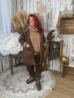 Manteau à capuche doublure léopard & étoile – Loulou l’Étoile ★ Made in Italy