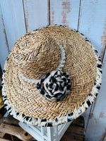 Chapeau fleur léopard