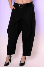 Pantalon noir femme coupe ballon ultra classe ★