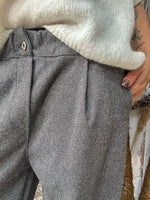 Pantalon élastiqué taille haute – Loulou l’Étoile ★ Confort chic ★ Made in Italy